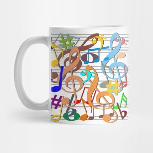Musical Notes Mug